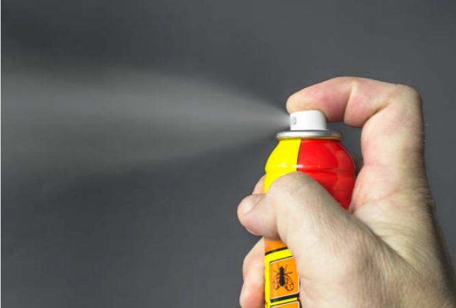 Insecticide Spray Use