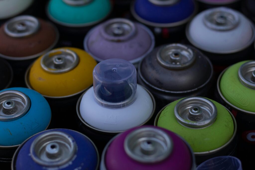 Spray Paint vs. Brush Paint